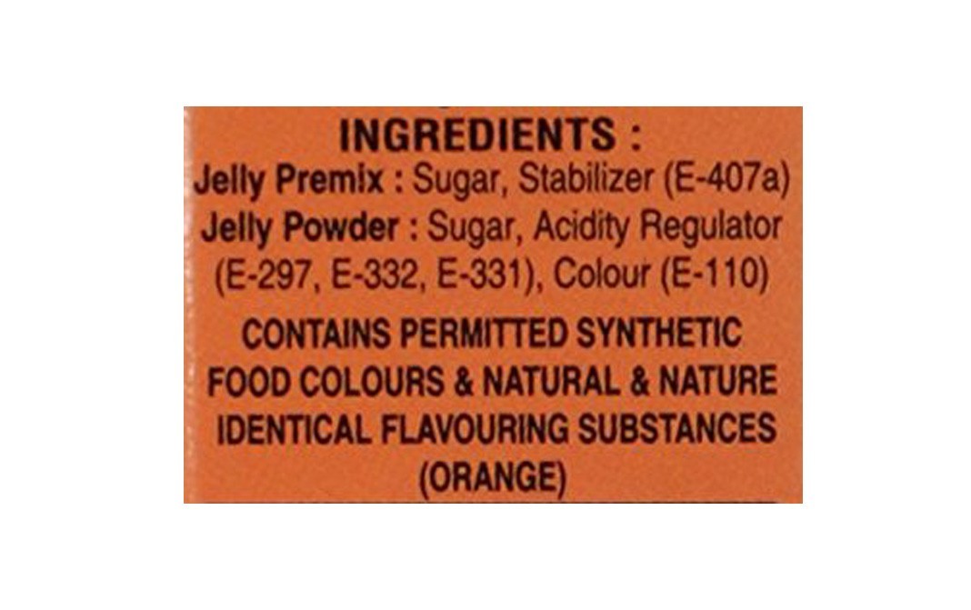 Five Star Jelly Crystals, Orange Flavour   Box  90 grams